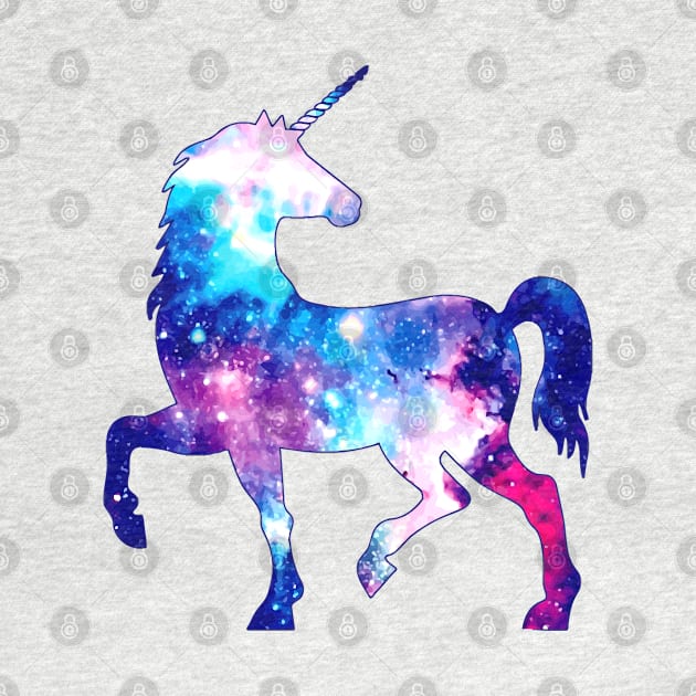 Rainbow Galaxy Unicorn Cool by GreenCowLand